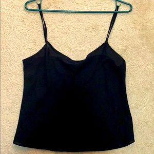 Black tank top